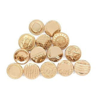 Metal denim jakke knapper