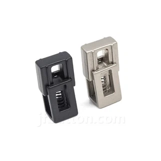 Drawstring stopper metal