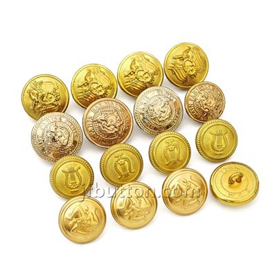 Guld metal skaftknapper