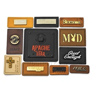 Læder tøjetiketter