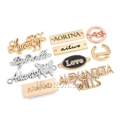 Metallogo til tøj