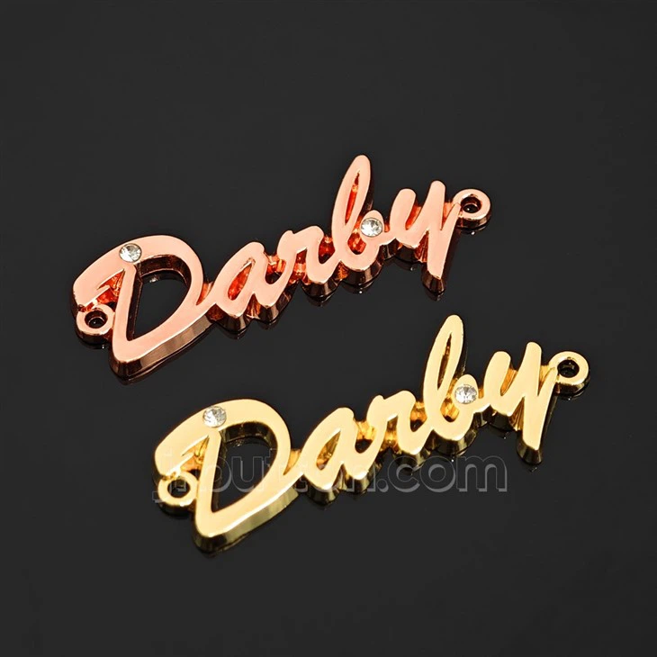 Laser Engraved Metal Tags For Bag factory