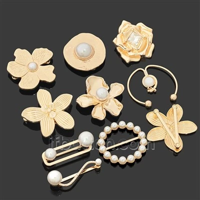Guld Flower Bikini Connector