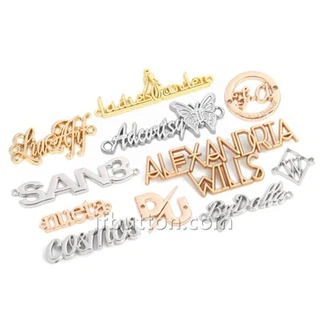 Håndlavede metaltaskeetiketter